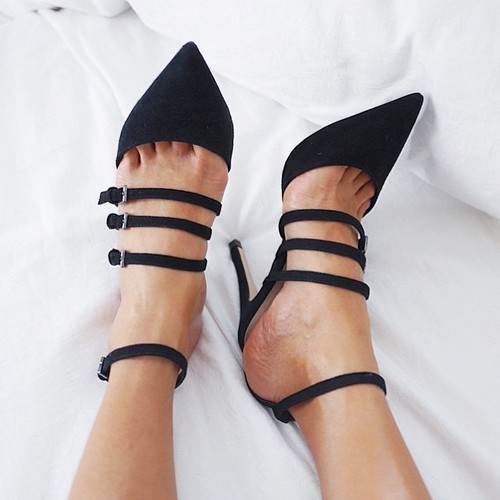 New zara black - suede, leather