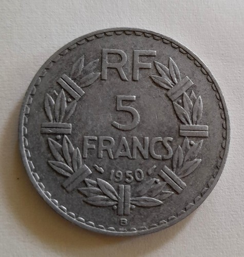 Francia moneta 5 - moneta, franchi