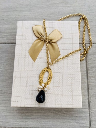 Collana con catena color oro - color,