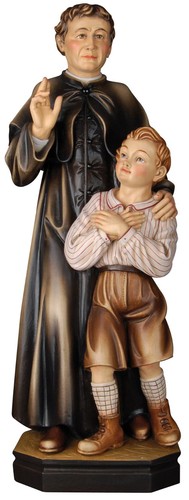 Statua don bosco legno - di,