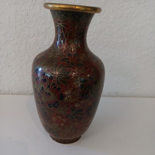 Vaso smaltato cloisonne - , cinese