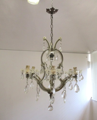 Antico lampadario maria - ✅,