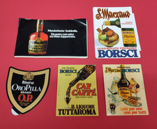 ADESIVI PUBBLICITARI VINTAGE LIQUORE BRANDY ORO PILLA BORSCI BEVANDE Whiskey BAR