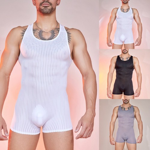 Body tuta uomo smanicato
