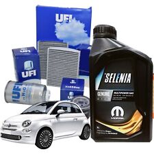 Kit Tagliando Fiat 500 1.2 Benzina Gpl 3 Filtri Ufi 4 Lt Selenia Multipower 5w40