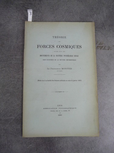 Monoyer théorie des - monoyer,