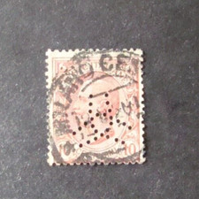 perfin stamps Italia REGNO