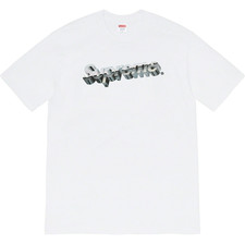 T-shirt Supreme cromata bianca