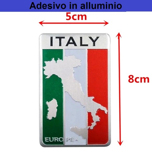 Adesivo bandiera italiana - adesivo,