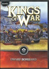 KINGS OF WAR / DWARF BOMBARD / MANTIC GAMES MINIATURES (SIGILLATO)