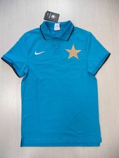 1114 NIKE TG S INTER POLO TRAVEL RAPPRESENTANZA VERDE ACQUA CON STELLA RETRO'
