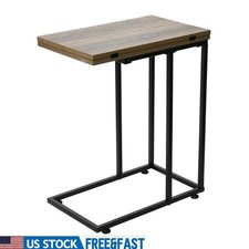 Tavolo moderno a C con piano pieghevole salvaspazio tavolo accento soggiorno uso interno