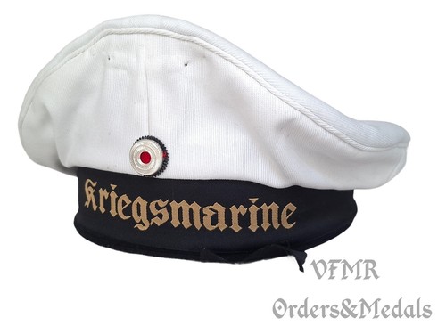 Ww2 kriegsmarine plate cap - ww2,