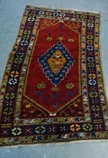 Tappeto antico, misure: 197x113 cm, peso: 4,2 kg