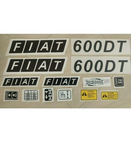 Adesivi decalcomanie fiat 600 - adesivi,