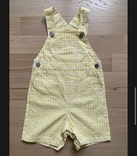 Salopette Coton Vichy Jaune