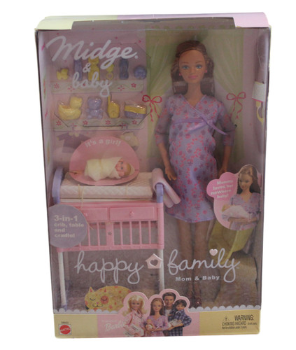 Barbie happy family midge - barbie,