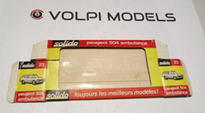 SOLIDO - 23 BOX ORIGINALE Peugeot 504 Ambulance (modello no presente)