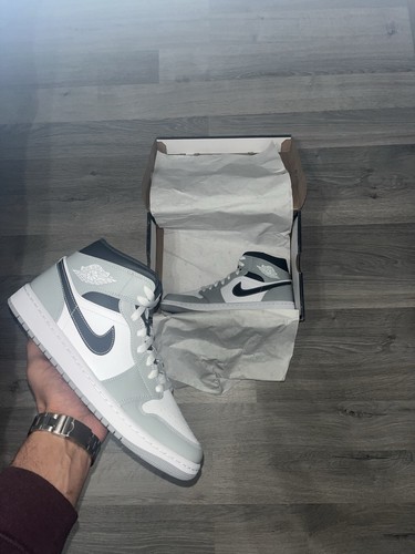 Jordan mid light grigio - mid, fumo
