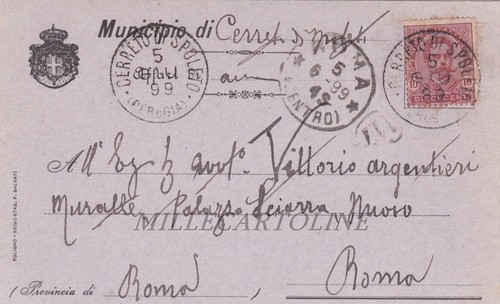 Cerreto spoleto 1899 - cerreto, spoleto: