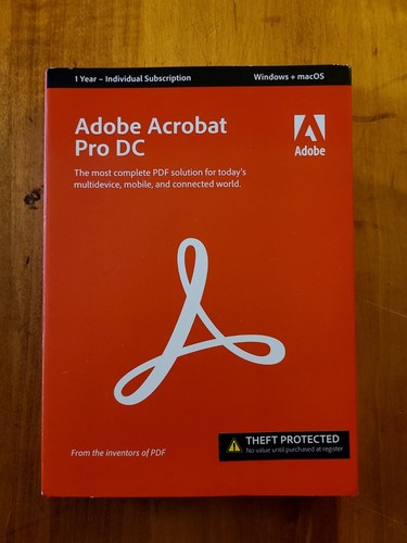 Adobe acrobat pro - dc, 2020