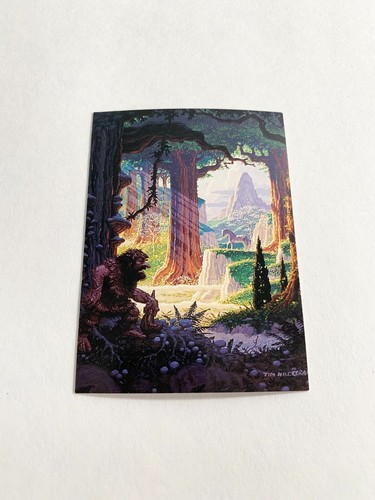 Carta foresta dell unicorno - foresta, dell'unicorno
