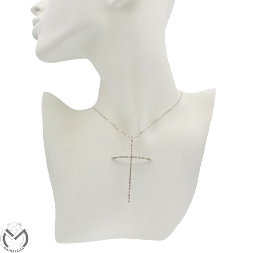Collana oro bianco - kt, 750