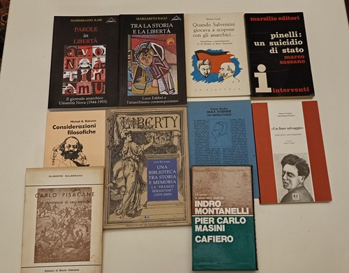 Anarchismo lotto libri - di,
