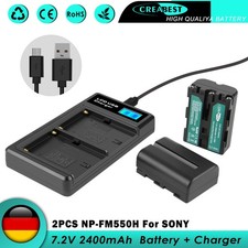 2 pezzi NP-FM500H batteria e