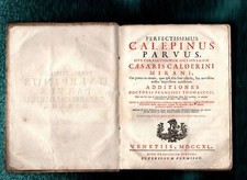 Perfectissimus Calepinus parvus sive correctissimum dictionarium Caesaris Calder