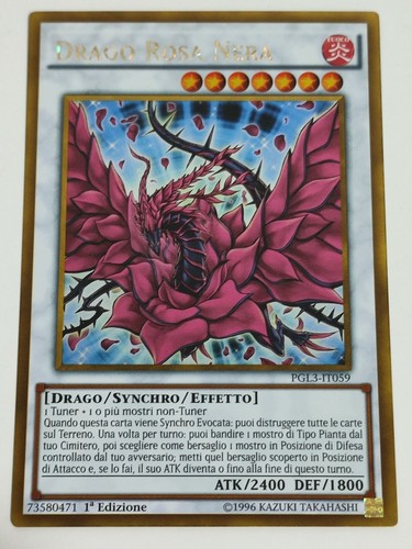Drago rosa nera gold - yu-gi-oh!,