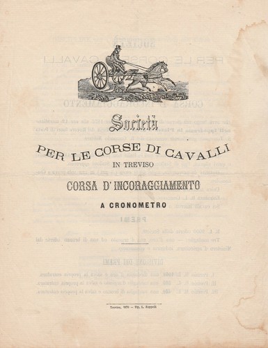 Regolamento corse cavalli in - regolamento,