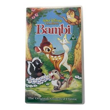 Disney Bambi VHS Video