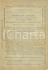 1891 MILANO Catalogo Libreria