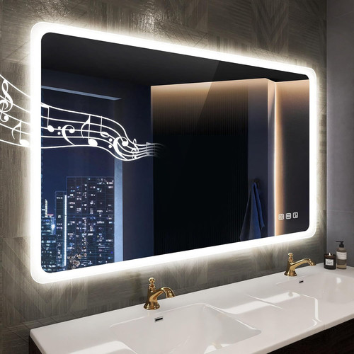 Specchio bagno x28 led - specchio,