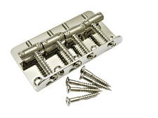 Ponte in acciaio sella KURLED stile vintage per basso Fender J&P