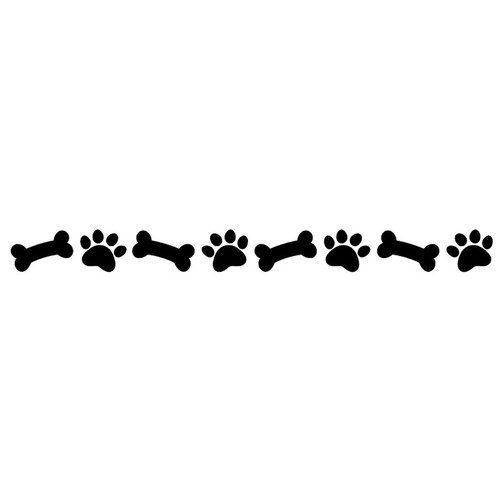 Adesivo zampe cane gatto - , ossi