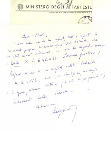 1954 roma ministero - ministero, degli