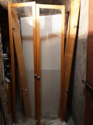 Vetrinetta rovere con due - in,