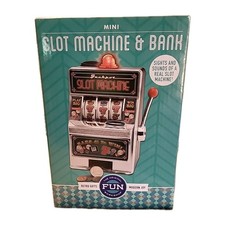 NIB Mini Slot Machine & Bank -