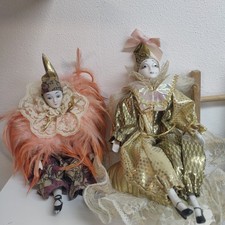 Set 2 bambole vintage in
