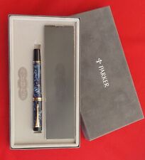 Penna Stilografica PARKER DUOFOLD CENTENNIAL Marble Blu - Pennino oro 18 Kt