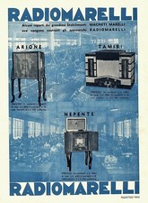 PUBBLICITA' 1935 RADIOMARELLI
