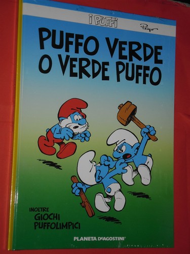 Puffi 10 puffo verde - puffi-, -n°10-