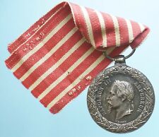 FRANCIA NAPOLEONE III MEDAGLIA 1859 CAMPAGNA D'ITALIA REPUBLIQUE  ARGENTO