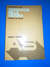 SOCIOLOGIA DELLA CULTURA DI