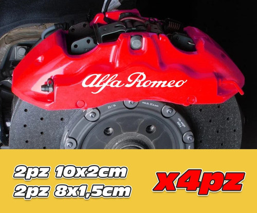 Adesivi pinze freni - 4x, alfa
