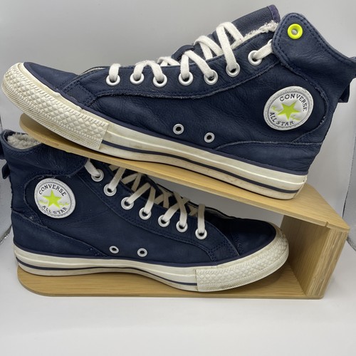 Converse blu pelle con - converse,