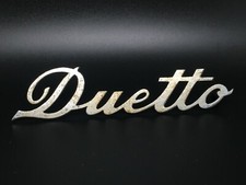 ALFA ROMEO DUETTO LOGO SIGLA EMBLEMA FREGIO STEMMA SCRITTA TARGHETTA BADGE TARGA