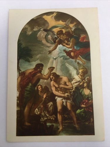 Cartolina battesimo gesù - di,